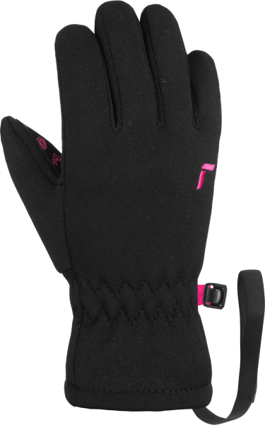Reusch Kiddy 6385174 7720 black pink front